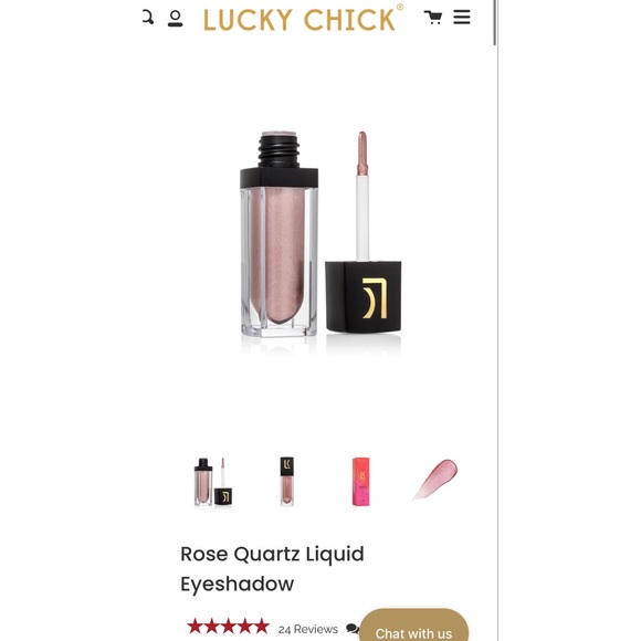 NIB Lucky Chick Rose Quartz Liquid Eyeshadow Makeup - Picture 8 of 10